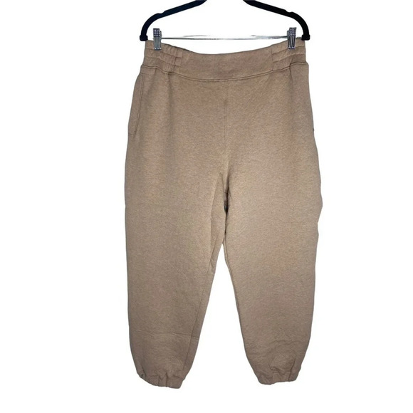 NWOT Lunya Restore Double Faced Pant in Otium Tan Heather-sz Large - Picture 4 of 12